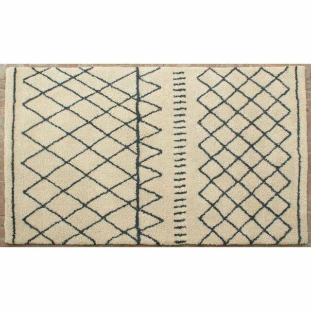 Rebel Chance Wool + Cotton Shag Ivory Charcoal handtufted wool + cotton shag Organic Weave Shop 5&#39;x8&#39; 