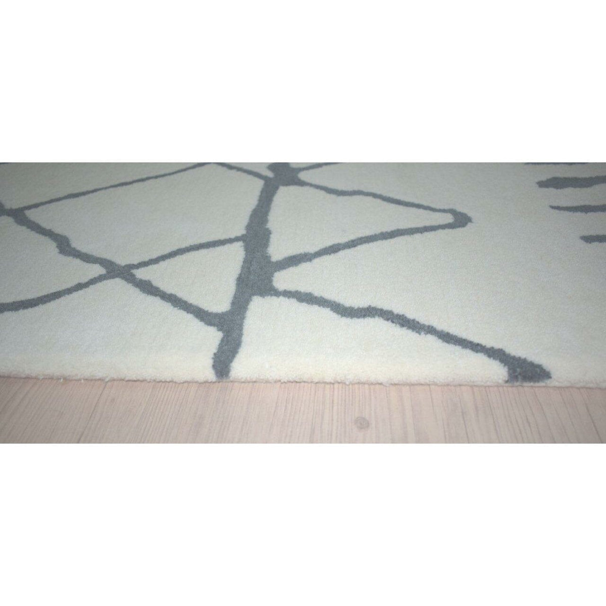 Rebel Chance Wool Ivory/Charcoal Rugs Organic Weave Shop 