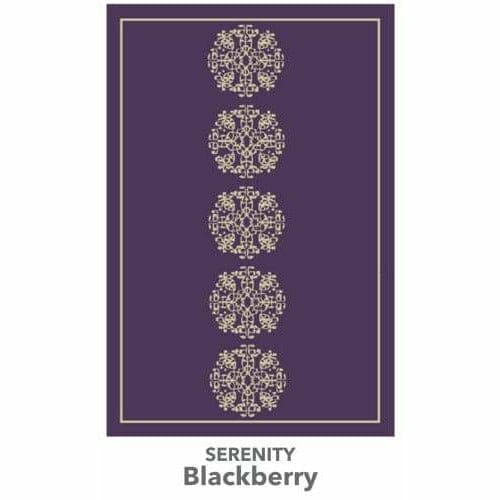 Serenity - More Colors Available handknotted tibetan 60 knot Organic Weave Shop 2&#39; 9&#39;&#39; x 10&#39; Runner Blackberry 
