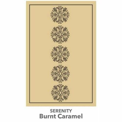 Serenity - More Colors Available handknotted tibetan 60 knot Organic Weave Shop 2&#39; 9&#39;&#39; x 10&#39; Runner Burnt caramel 