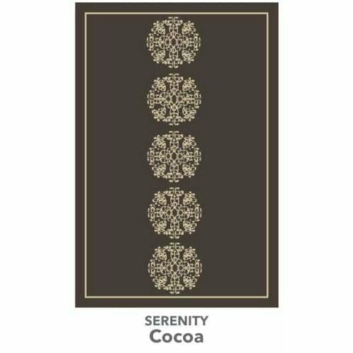 Serenity - More Colors Available handknotted tibetan 60 knot Organic Weave Shop 2&#39; 9&#39;&#39; x 10&#39; Runner Cocoa 