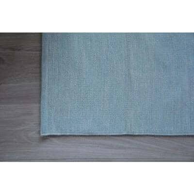 Signature Wool Flatweave children&#39;s Organic Weave Shop 6&#39;x9&#39; Robin&#39;s Egg 