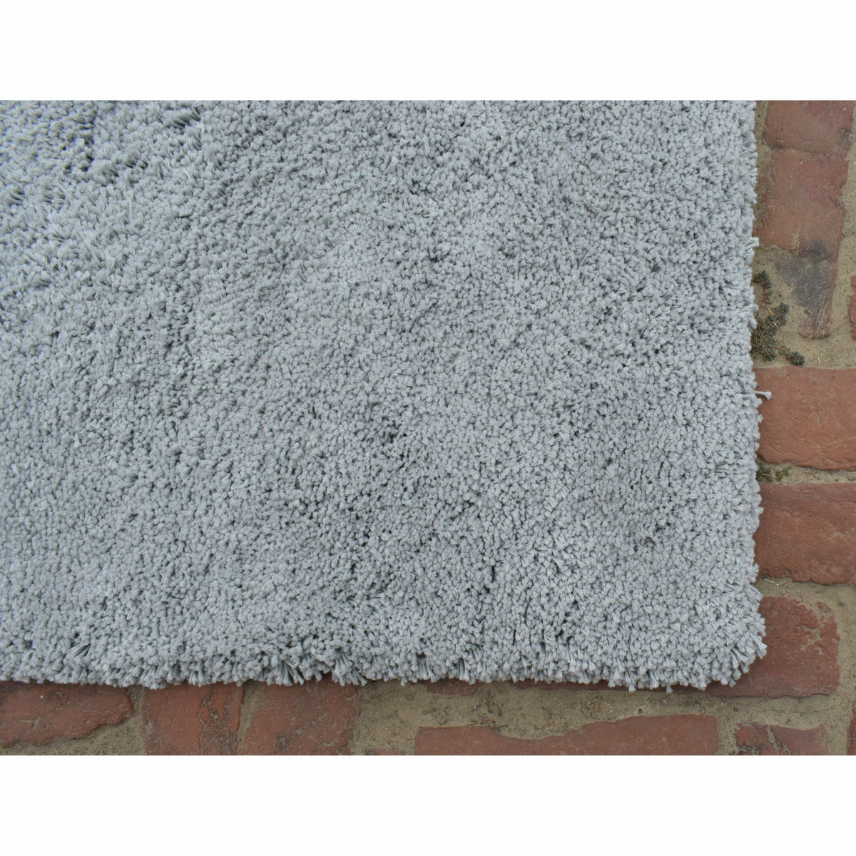 Signature Cotton Shag - 12 Colors Available handtufted cotton Organic Weave Shop 6&#39; Round/Circle Light Grey 