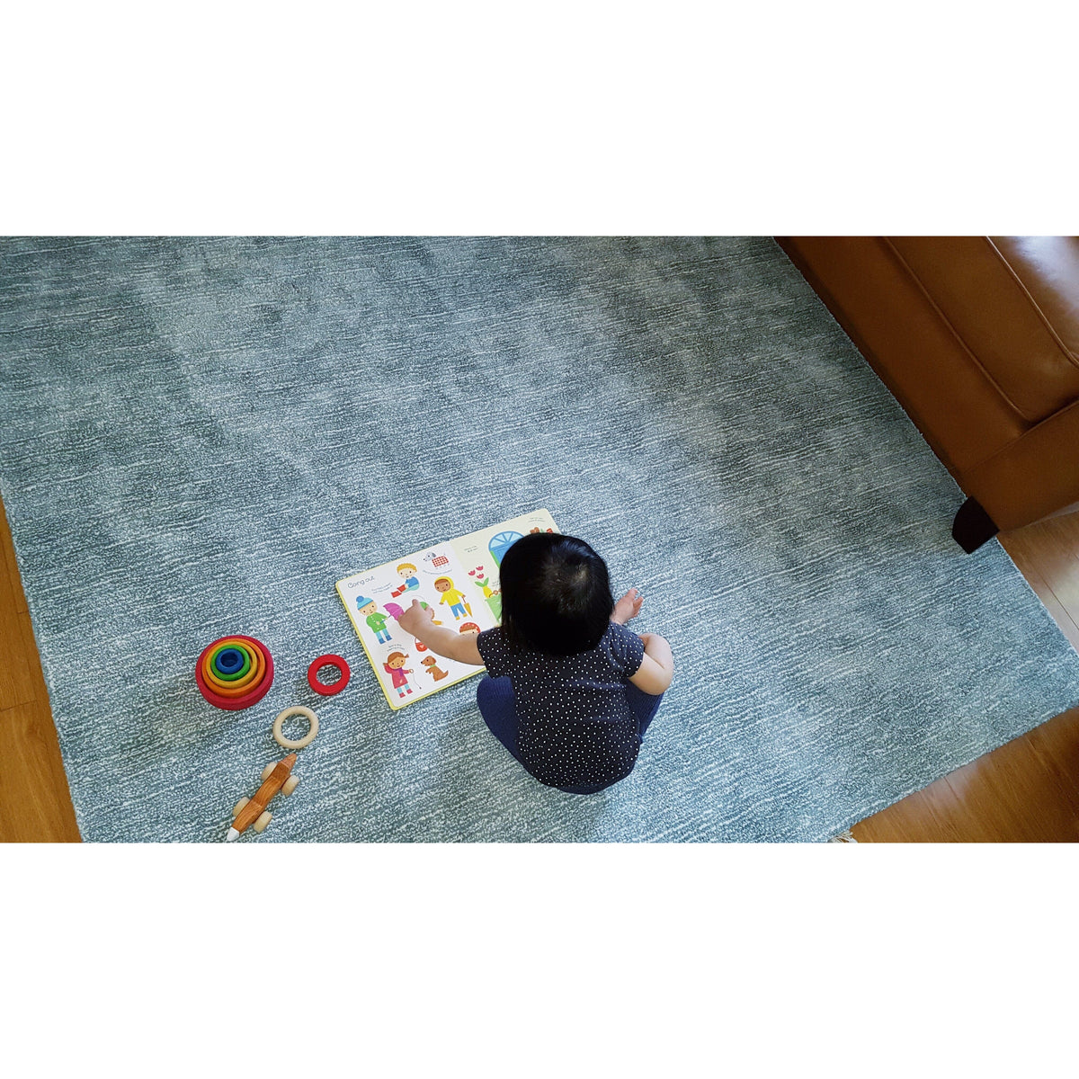 Signature Solid Strie - More Colors Available! handtufted cotton Organic Weave Shop 